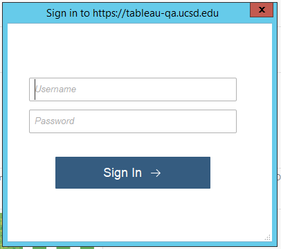 Screenshot: Sign in page