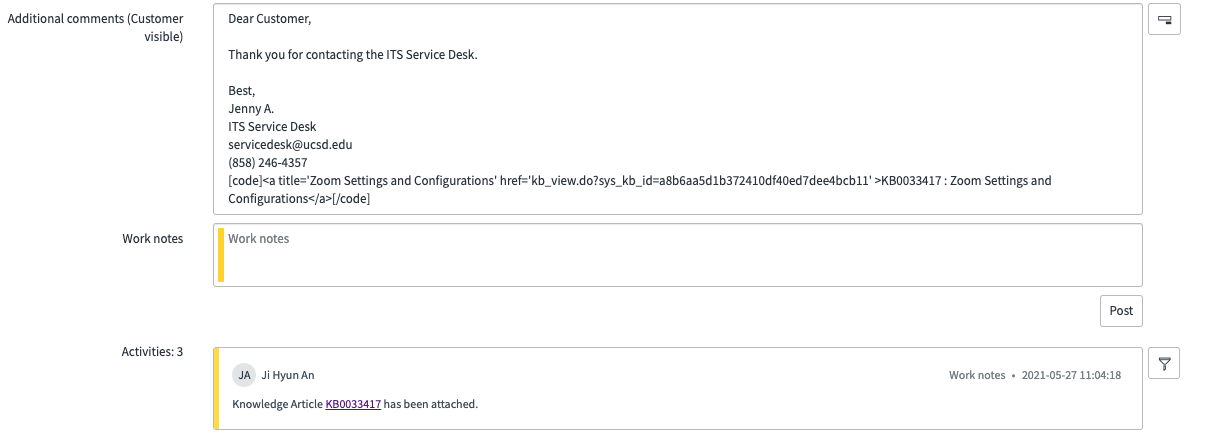 screenshot: additional comments example