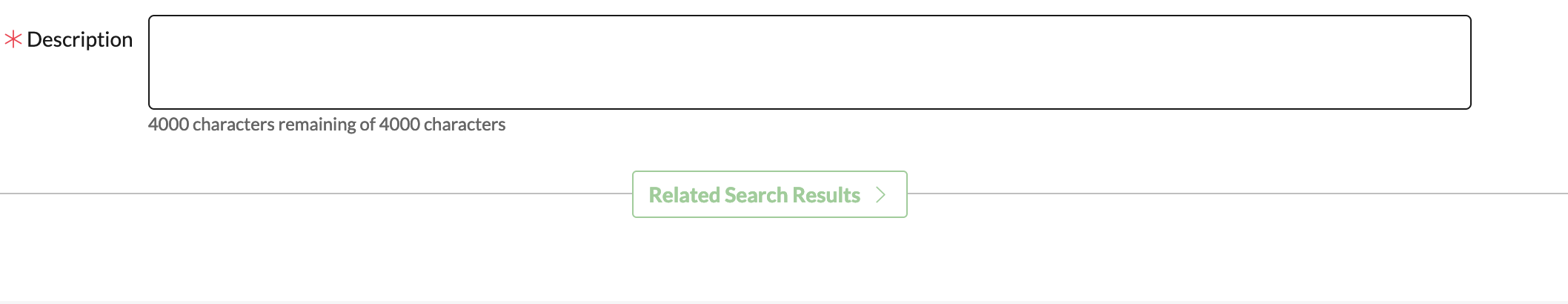 Screenshot: Knowledge results button